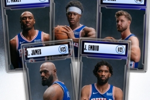 NBA杯再战尼克斯!76人首发:马克西 VJ 詹姆斯 韦德 恩比德